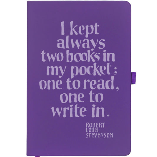Robert Louis Stevenson Writerly Quote Notebook