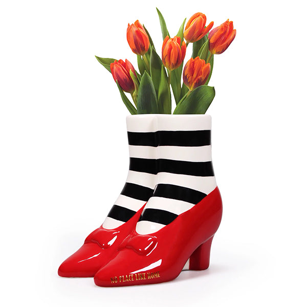 Wizard of Oz Ruby Slipper Vase