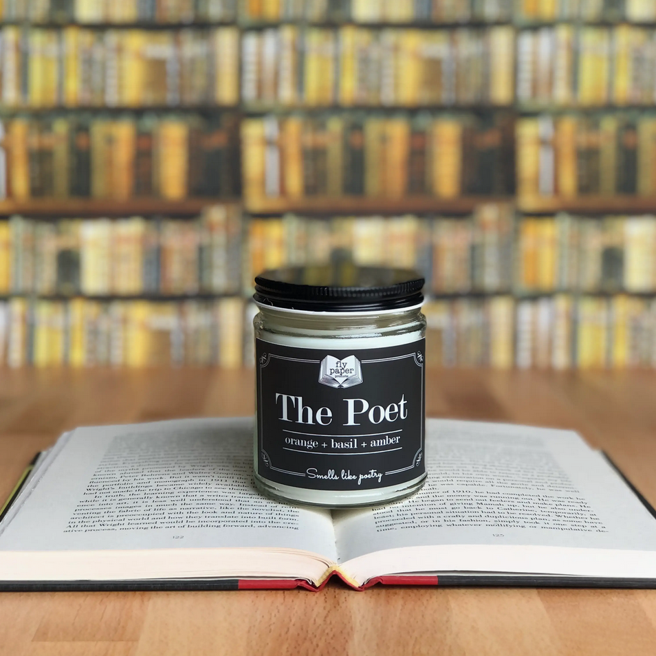 The Poet Glass Jar Candle