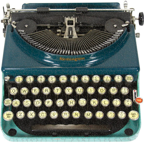 Typewriter 750-Piece Shaped Jigsaw Puzzle