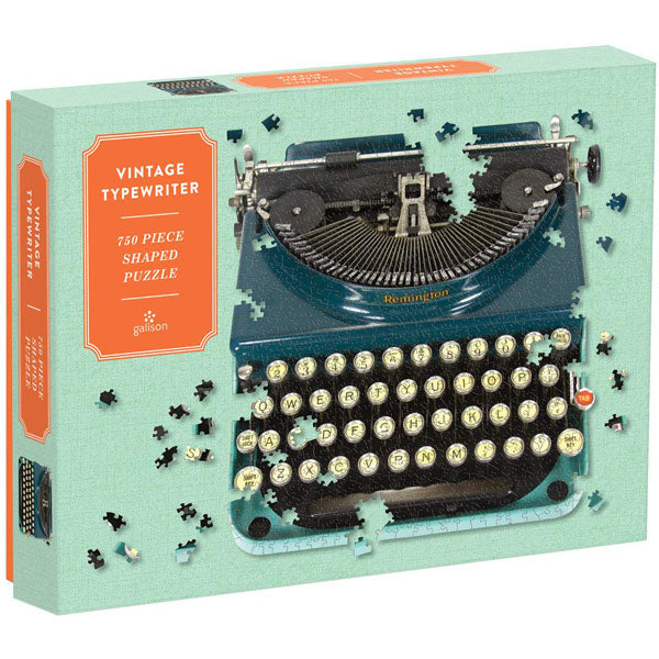 Typewriter 750-Piece Shaped Jigsaw Puzzle