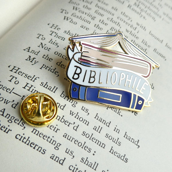 Bibliophile Lapel Pin