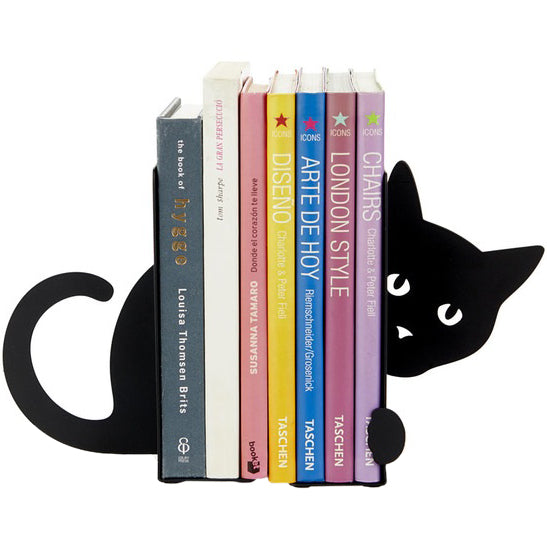 Hidden Cat Bookends