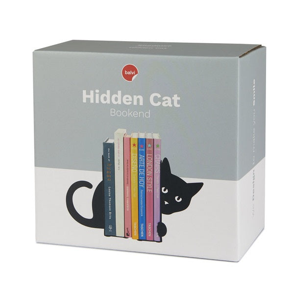 Hidden Cat Bookends