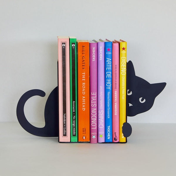 Hidden Cat Bookends