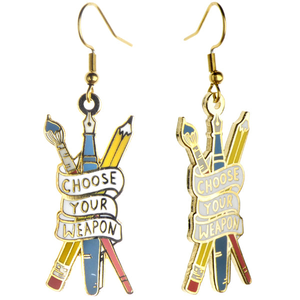 Choose Your Weapon Earrings