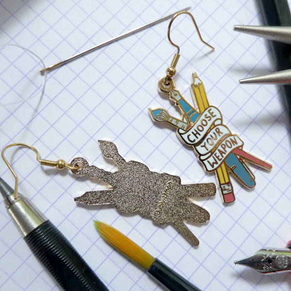 Choose Your Weapon Earrings