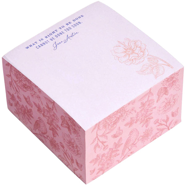 Jane Austen: What is Right to be Done Memo Cube
