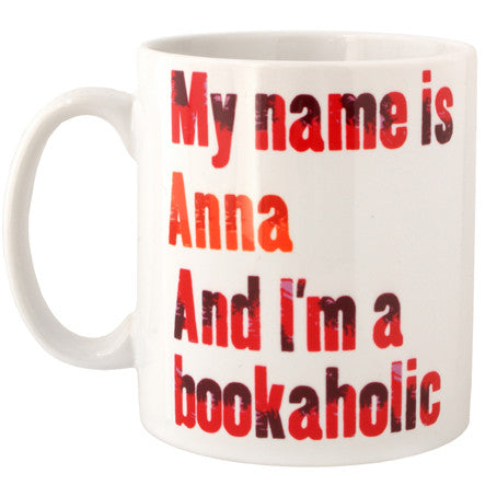 Personalised Bookaholic Mug