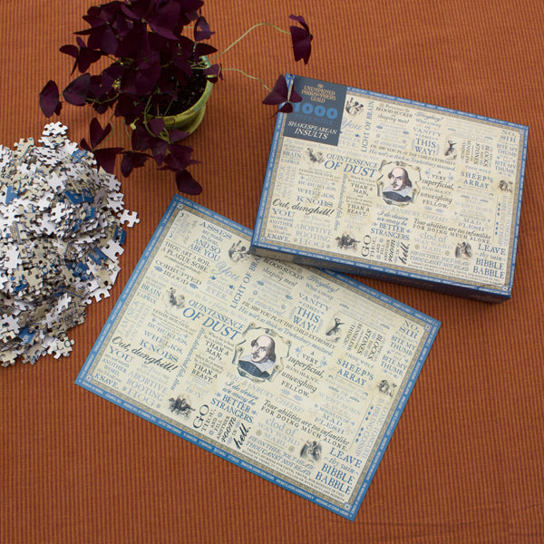 Shakespearean Insults 1000-Piece Jigsaw Puzzle