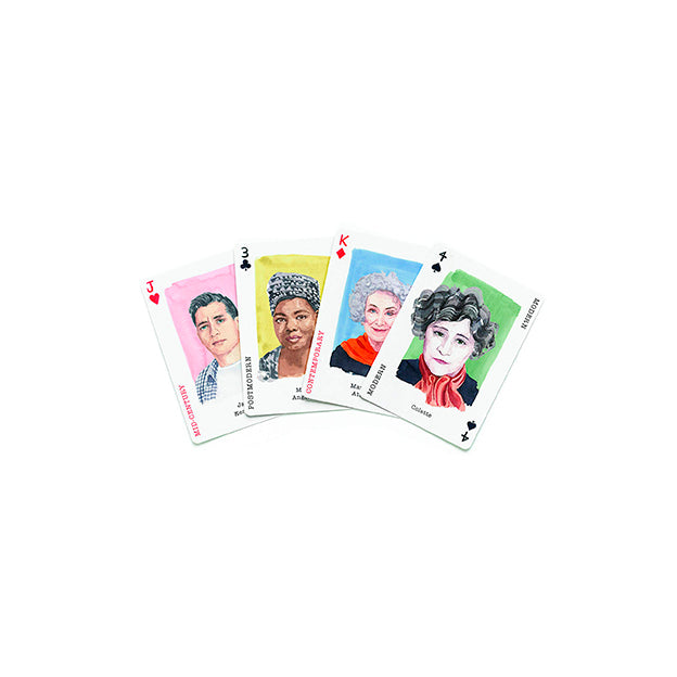 Genius Writers Playing Cards
