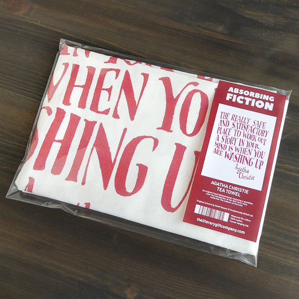 Agatha Christie Tea Towel