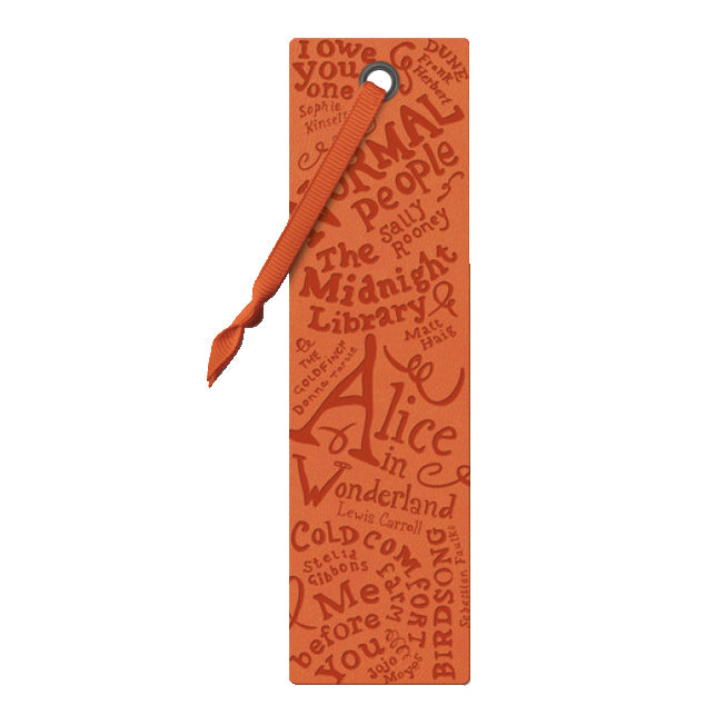 Alice - Faux Leather Bookmark