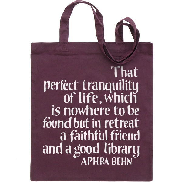Aphra Behn Library Bag
