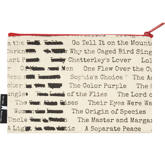 Zipped Pouch - Banned Books