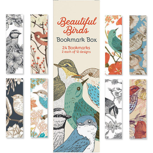 Beautiful Birds Bookmark Box