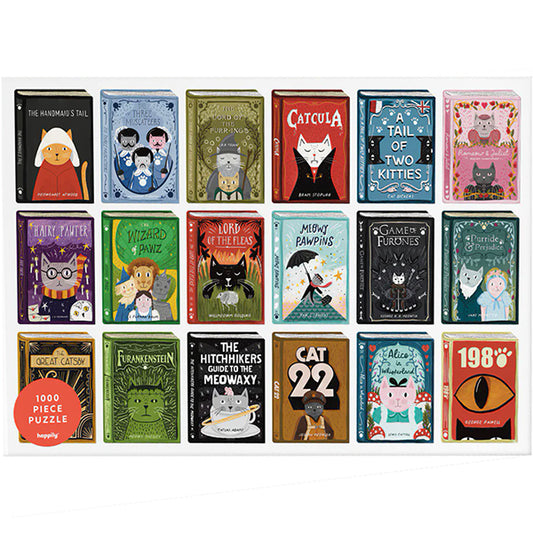 Book Cats 1000-Piece Jigsaw Puzzle