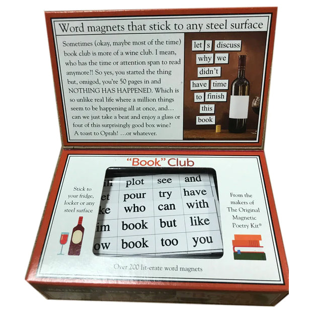 Magnetic Poetry - "Book" Club Edition