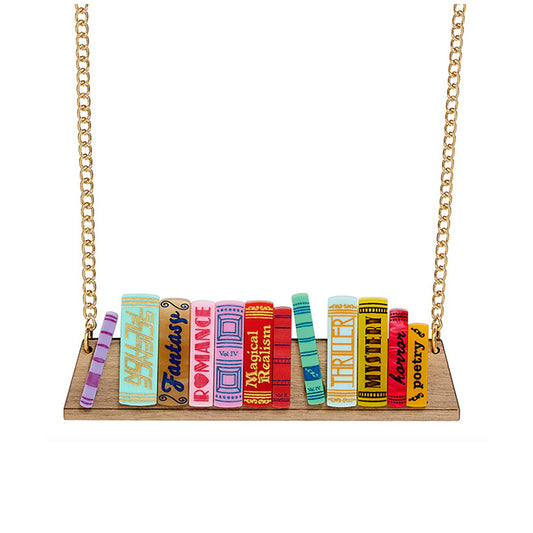 Bookshelf Necklace