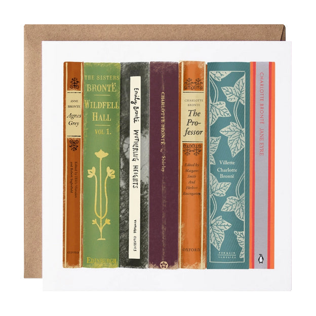 Brontë Bookshelf Card