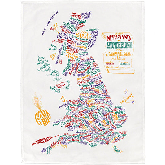 From Neverland to Wonderland Tea Towel