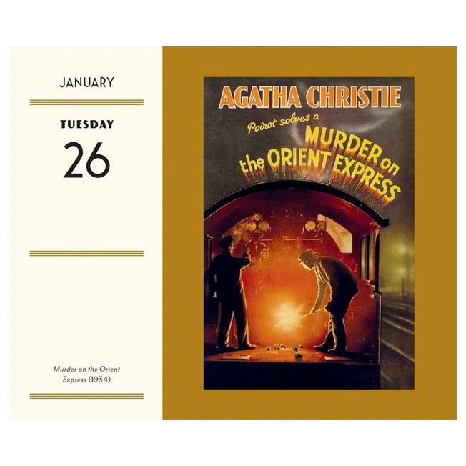 Agatha Christie Daily Calendar 2027 - A Year of Trivia, Quotes and Covers