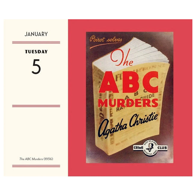 Agatha Christie Daily Calendar 2027 - A Year of Trivia, Quotes and Covers