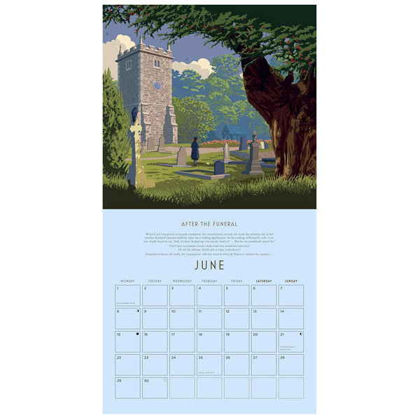 Agatha Christie 2026 Wall Calendar