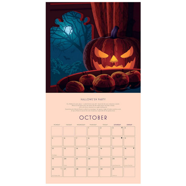 Agatha Christie 2026 Wall Calendar