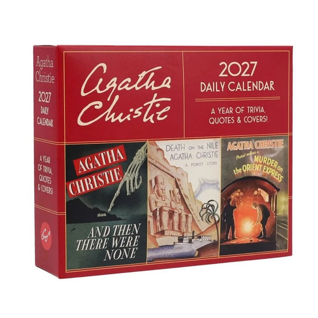 Agatha Christie Daily Calendar 2027 - A Year of Trivia, Quotes and Covers