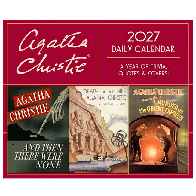 Agatha Christie Daily Calendar 2027 - A Year of Trivia, Quotes and Covers