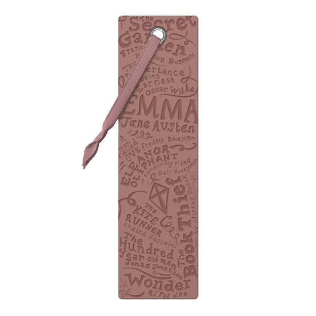Emma - Faux Leather Bookmark