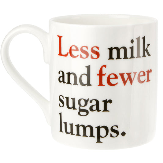 Less or Fewer - Grammar Grumble Mug No.1