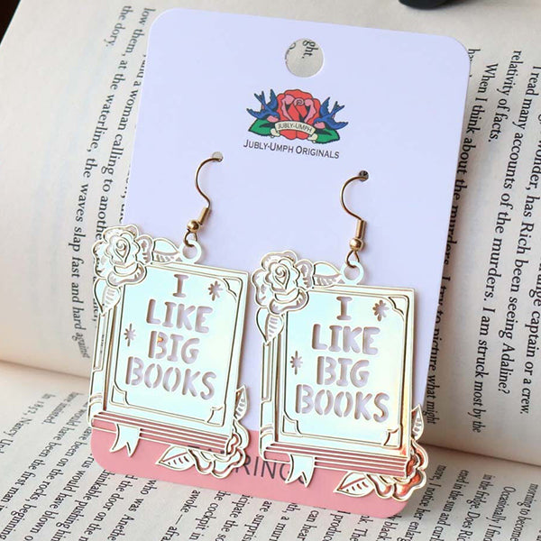 I Like Bigs Books Earrings