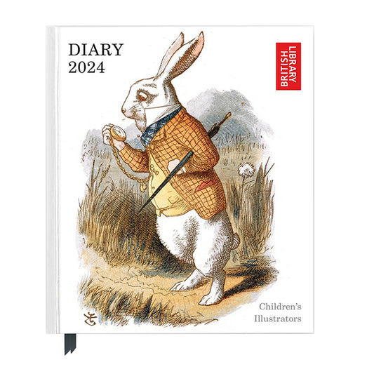 British Library: Children's Illustrators 2024 Desk Diary - Week to View