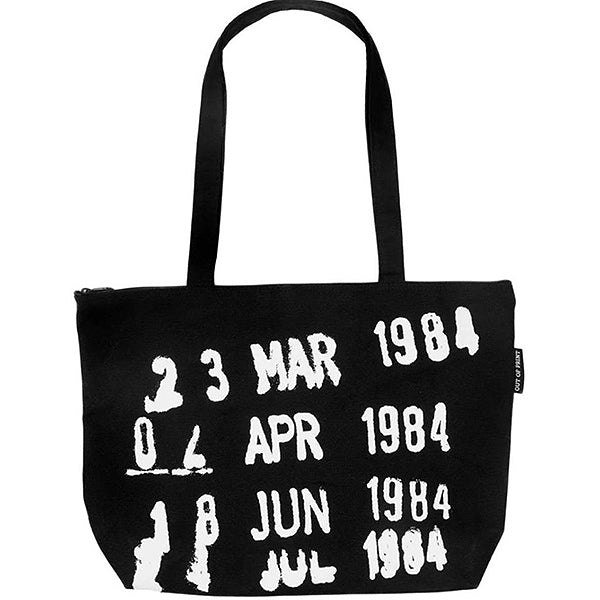 Library Stamp Zipped XL Tote
