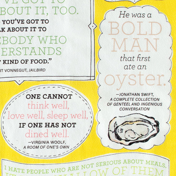 Literary Tastes Tea Towel