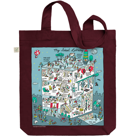 My Ideal Library - Grant Snider Tote Bag