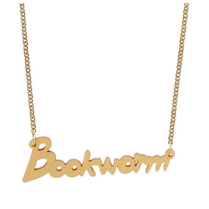Bookworm Necklace