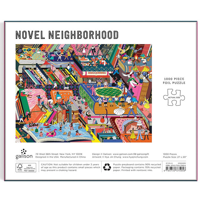 Novel Neighborhood 1000 Piece Foil Puzzle