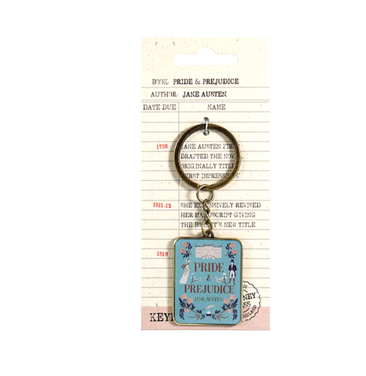 Pride and Prejudice Jane Austen Keyring