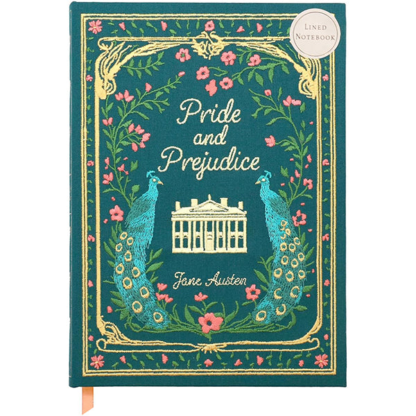 Pride and Prejudice Embroidered Journal