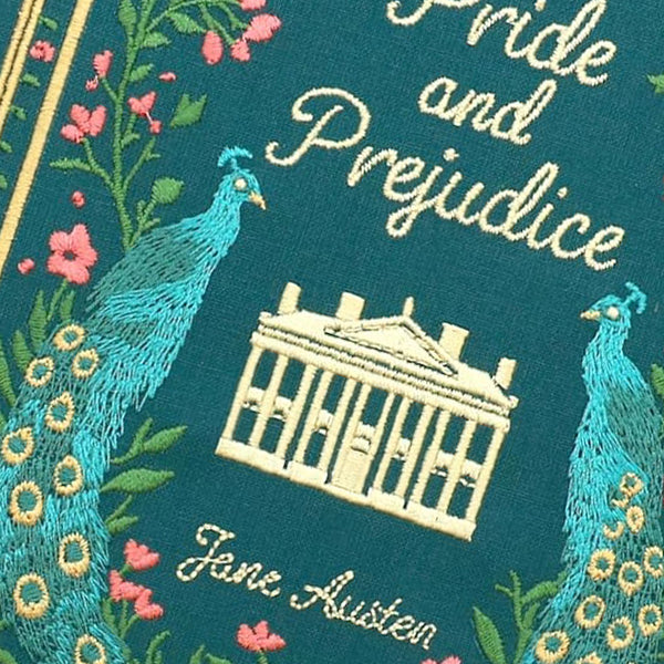 Pride and Prejudice Embroidered Journal