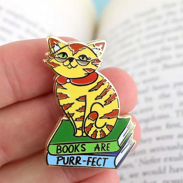 Books Are Purr-fect Pin