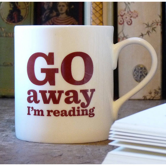 Go Away I'm Reading Mug