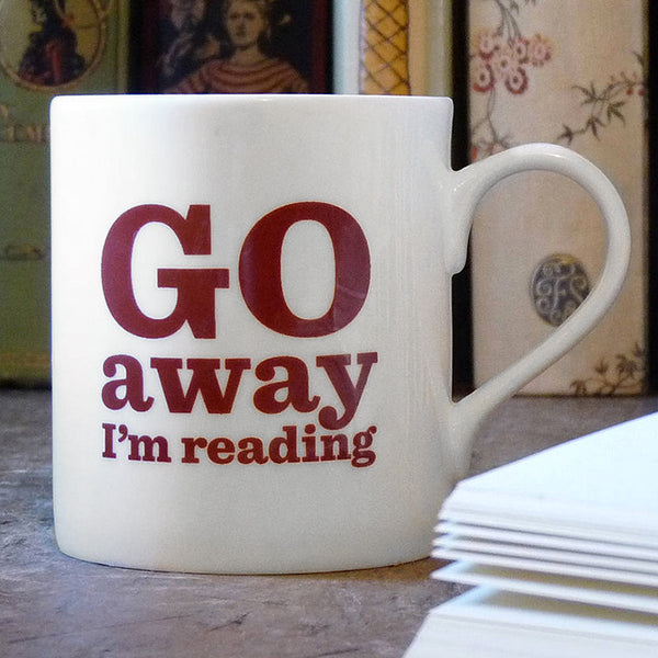 Go Away I'm Reading Mug