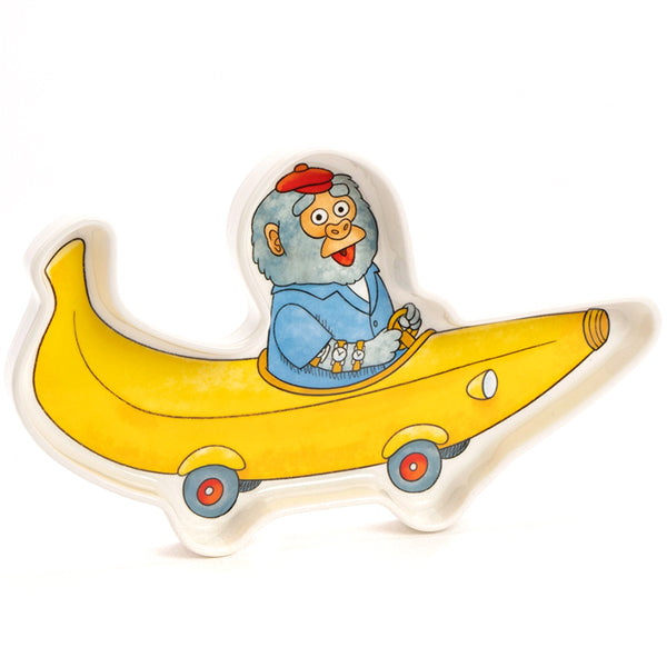 Richard Scarry Bananamobile Shaped Trinket Tray
