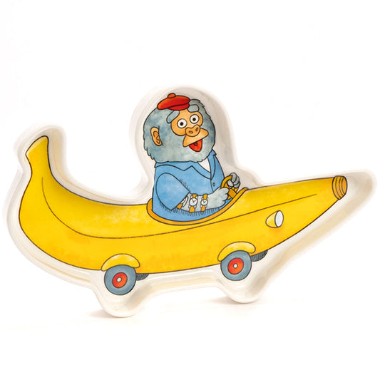 Richard Scarry Bananamobile Shaped Trinket Tray