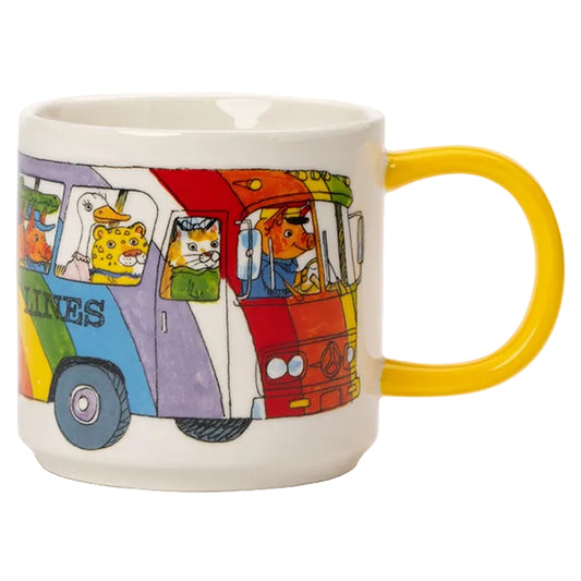 Richard Scarry Rainbow Bus Mug