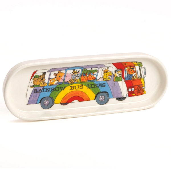 Richard Scarry Rainbow Bus Pen Tray